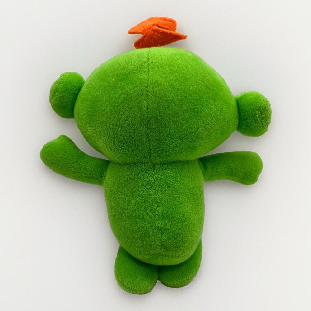 Harmony Alien Z Stuffed 10" Plush Toy UFO Space Green Orange Cute Preowned - Picture 2 of 4